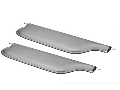 Sun Visors; Black Impala Vinyl (1967 Chevelle Coupe)
