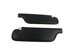 Sun Visors; Black Madrid Vinyl (67-68 Camaro Coupe)