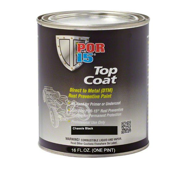 Ecklers Top Coat Paint, Color Options, POR15 Pint
