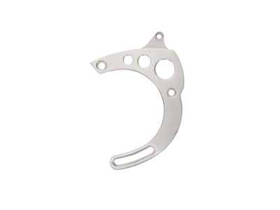 Top Street Performance Big Block Ford Mid-Mount Alternator Bracket; Polished (69-71 429/460 V8 Mustang)