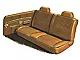Torino, Front Bench & Rear Seat Cover Set, Fastback, 1970