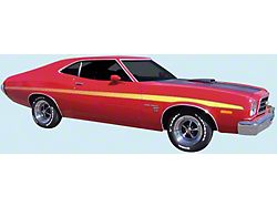 Laser Stripe Kit; Reflective Green (1973 Torino)