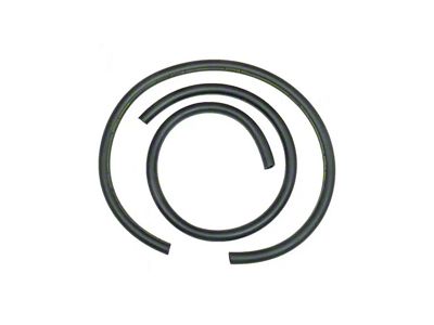 Torino/Ranchero 2-Piece Heater Hose Set, Exact Reproduction, Yellow Stripe, For Cars Without Air Conditioning, 1973-1979