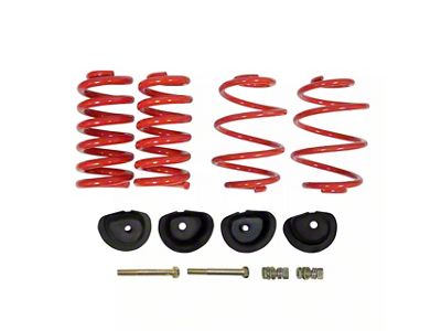 Touring Tech Performance Series Lowering Springs with Retainers; 2-Inch Front/4-Inch Rear (63-87 C10)