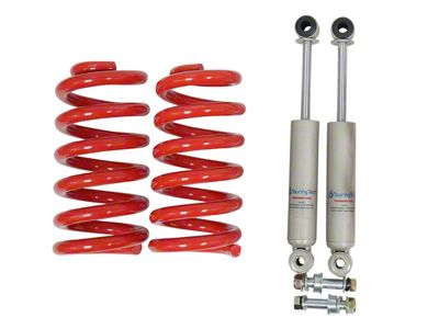 Touring Tech Performance Series Front Lowering Springs with Shocks; 2-Inch (63-86 C10)
