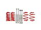 Touring Tech Performance Series Lowering Springs with Shocks; 2-Inch Front/4-Inch Rear (63-87 C10)