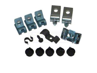 Trans Am Fuel Line Clips, 3/8, For Cars WIthout Return Line, 1982-1992