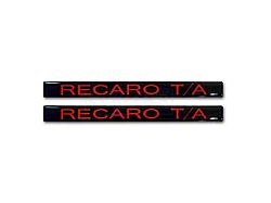 Recaro Door Handle Inserts, Red (1981 Firebird)