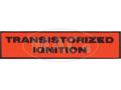 Transistorized Ignition Distributor Decal - Ford