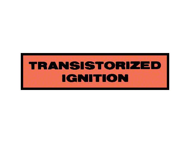 Transistorized Ignition Distributor Decal - Mercury