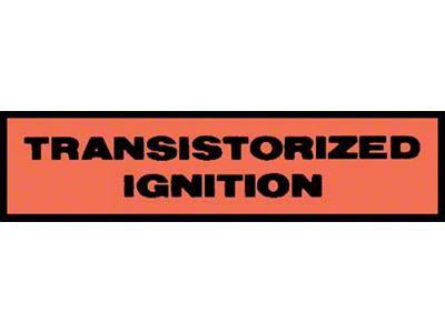 Transistorized Ignition Distributor Decal - Mercury
