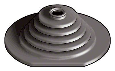 Ecklers Transmission Floor Shift Boot - Round With Flat Side - V8