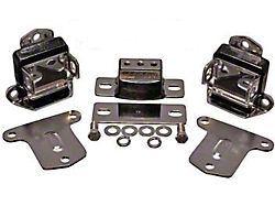 Transmission Mount Set, Polyurethane, With Chrome Finish, 1969-1979
