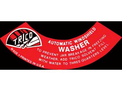 Trico Windshield Washer Decal - Ford