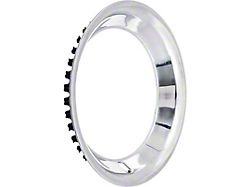 15-Inch Rally Wheel Trim Ring; 2-1/4-Inch Deep; Stainless Steel (55-57 150, 210, Bel Air, Nomad)