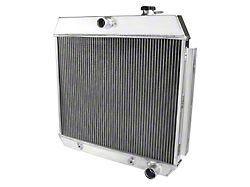 Aluminum Performance Radiator; 3-Row (55-57 V8 150, 210, Bel Air, Nomad w/ Manual Transmission)