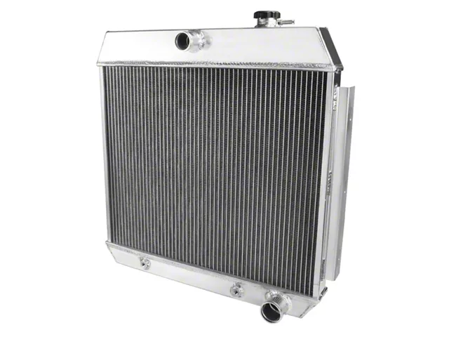 Aluminum Racing Radiator Exploded View Ecklers Aluminum Performance Radiator; 3-Row (55-57 V8 150, 210, Bel ...
