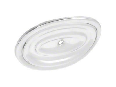 Backup Light Oval Cover Delete Plate (1957 150, 210, Bel Air)