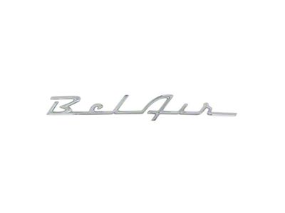 Bel-Air Script Emblem; Chrome (55-56 Bel Air)