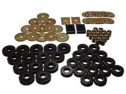 Body Mount Set; Black (55-57 Bel Air)