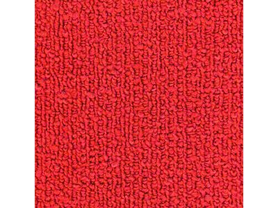 Carpet Trunk Mat; Red (1957 150, 210, Bel Air, Excluding Station Wagon)
