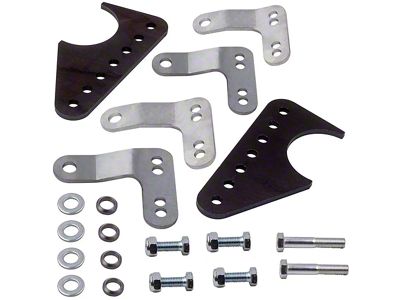 Coil-Over Lower Shock Mount Kit for 3-inch Axle Tube (Universal; Some Adaptation May Be Required)