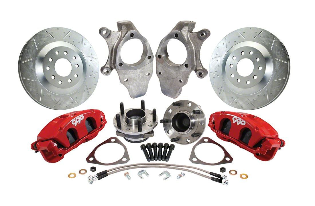 Ecklers Corvette Style Front Disc Brake Spindle Wheel Kit with C7