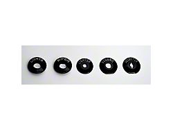 Dash Bezel Insert Set; 5-Piece (1957 150, 210, Bel Air, Nomad)