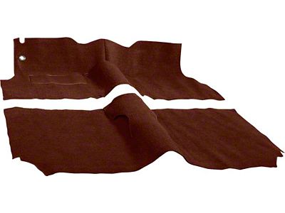 Daytona Weave Cut and Sewn Carpet Set (1955 210, Bel Air 4-Door Sedan w/ Bench Seat)