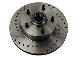 Drilled and Slotted Rotor; Front (55-57 150, 210, Bel Air, Nomad)