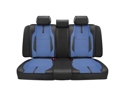 Drive Series Front and Rear Seat Covers; Dark Blue/Black (Universal; Some Adaptation May Be Required)