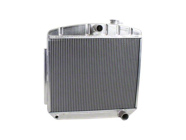 Downflow Radiator Car Ecklers ExactFit DownFlow Radiator; 2-Row (55-56 V8 150, 210, Bel Air ...