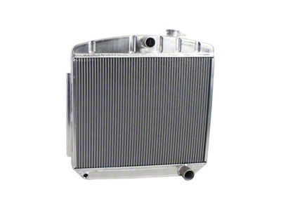 ExactFit DownFlow Radiator; 2-Row (55-56 V8 150, 210, Bel Air, Nomad w/ Manual Transmission)
