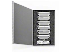 Fender Louver Set; Chrome (1957 150, 210, Bel Air, Nomad)