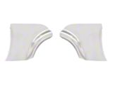 Fender Skirt Scuff Pads; Stainless Steel (1956 150, 210, Bel Air, Nomad)