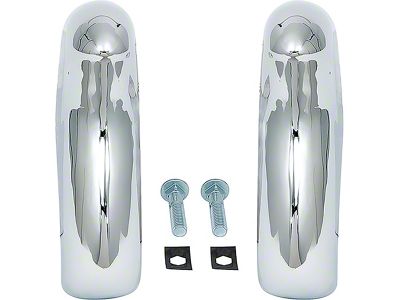Front Bumper Guards with Hardware (1955 150, 210, Bel Air)