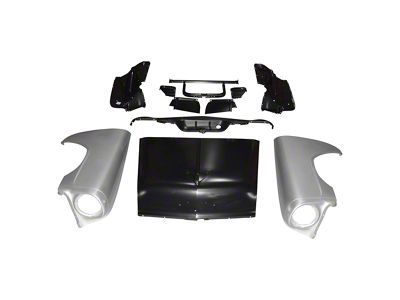Front End Sheet Metal Kit with Factory Style Hood (1956 V8 150, 210, Bel Air, Nomad)