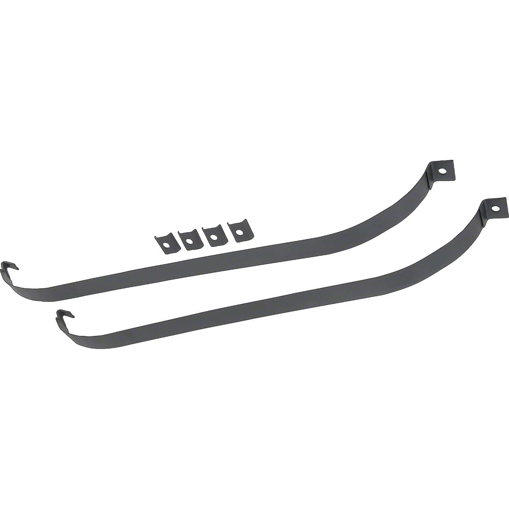 Ecklers Fuel Tank Support Straps; Steel (55-57 150, 210, Bel Air, Nomad ...