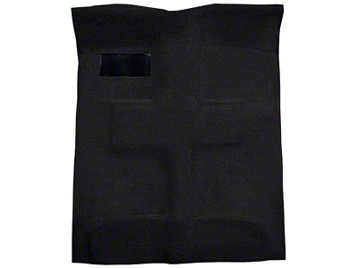 Loop Molded Carpet Kit; Black (55-57 150, 210, Bel Air, Nomad Sedan, Wagon)