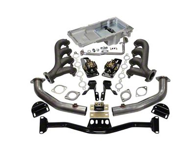 LS Engine Install Kit with Manifolds (55-57 150, 210, Bel Air, Nomad)