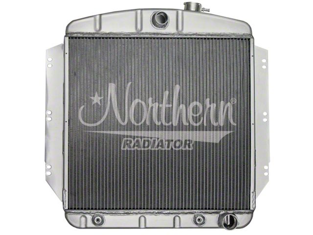 Muscle Car Radiator Ecklers Muscle Car Aluminum Radiator; 25-3/16 x 22- x 3-1/4 (55-57 ...