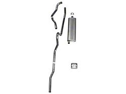 Original Style Single Exhaust System; OE Steel (1956 I6 210 Hardtop, Bel Air Hardtop)