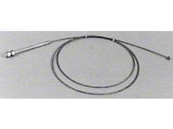 Parking Brake Cable; Front (55-57 150, 210, Bel Air, Nomad, Excluding Convertible)