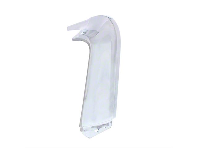 Quarter Panel Fin Corner; Chrome; Driver Side (1957 150, 210, Bel Air)