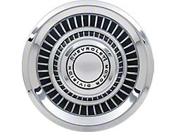 Rally Wheel Derby Cap with Chevrolet Motor Division Logo; Chrome (55-57 150, 210, Bel Air, Nomad)