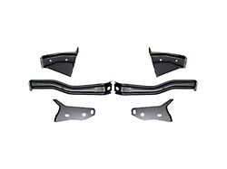 Rear Bumper Bracket Set; 6-Pieces (1957 150, 210, Bel Air, Nomad)