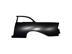 Replacement Quarter Panel Skin without Trim Holes; Driver Side (1956 150 2-Door Sedan, 210 2-Door Sedan, Bel Air, 2-Door Sedan)
