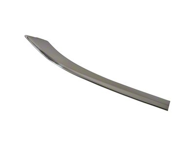 Short Upper Quarter Panel Molding; Passenger Side (1957 210, Bel Air 2-Door)