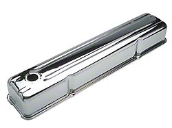 Short Valve Cover; Traditional; Polished (55-57 235 Bel Air)