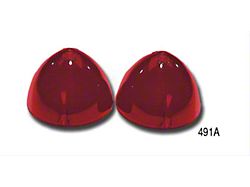Tail Light Lenses; Red (1956 150, 210, Bel Air, Nomad)